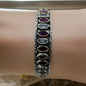 Swarovski Ruby Bangle (Single)