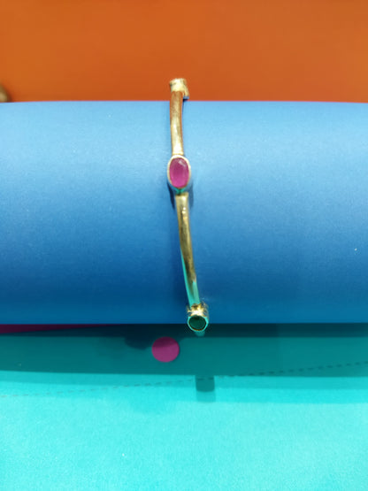 Multicoloured Solid Bangle