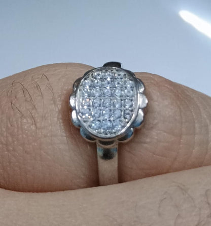 Micro Swarovski Ring