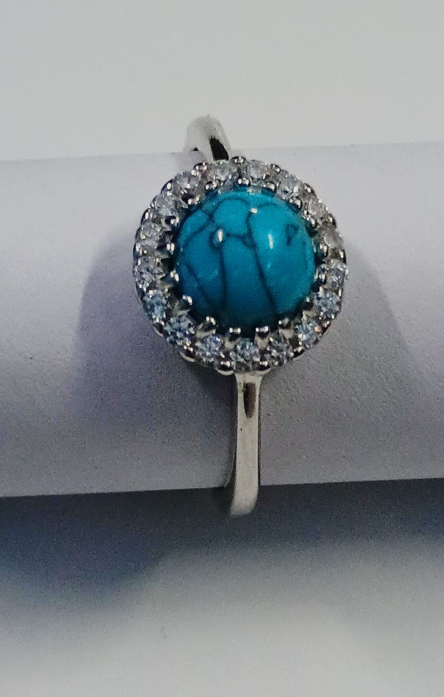 Turquoise Swarovski Ring