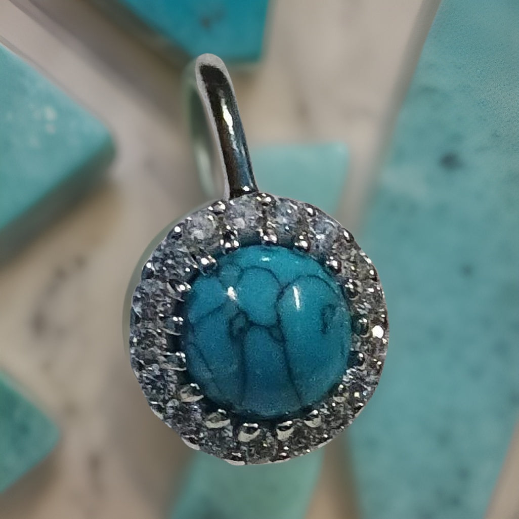 Turquoise Swarovski Ring